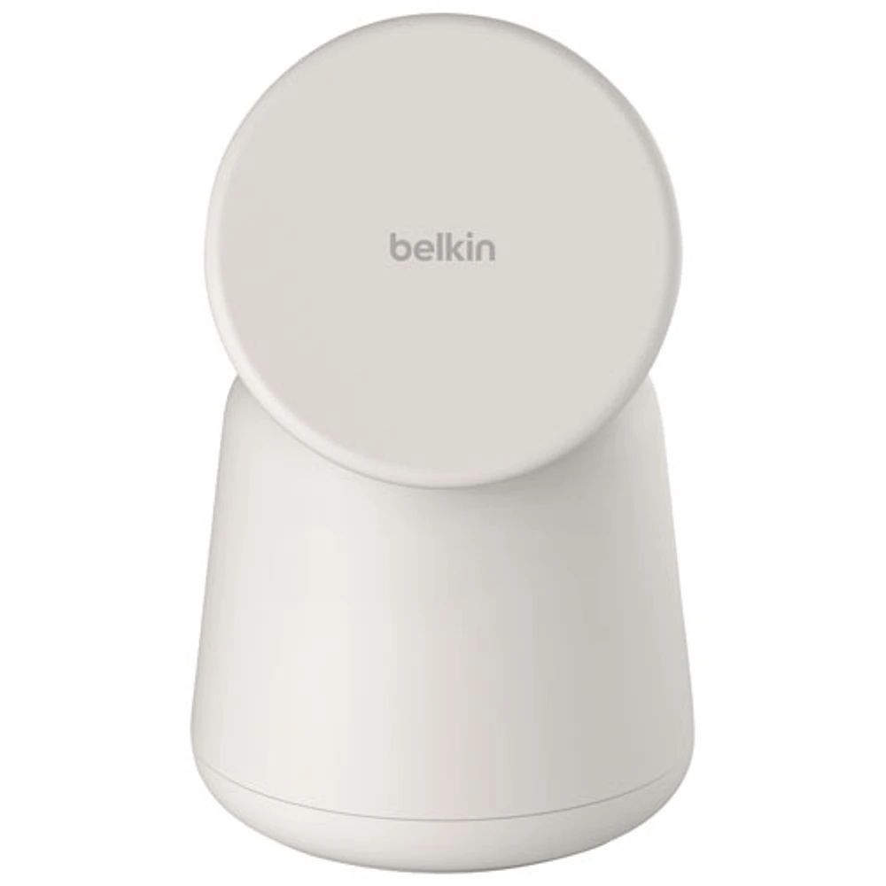 Belkin BoostCharge Pro 2-in-1 Wireless Charging Dock with MagSafe for iPhone & Apple Watch - Sand