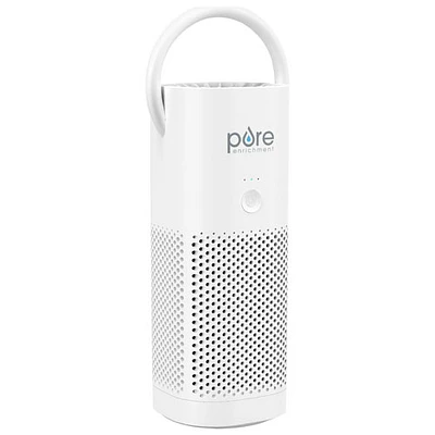 Purificateur d'air portatif PureZone de Pure Enrichment avec filtre HEPA - Blanc