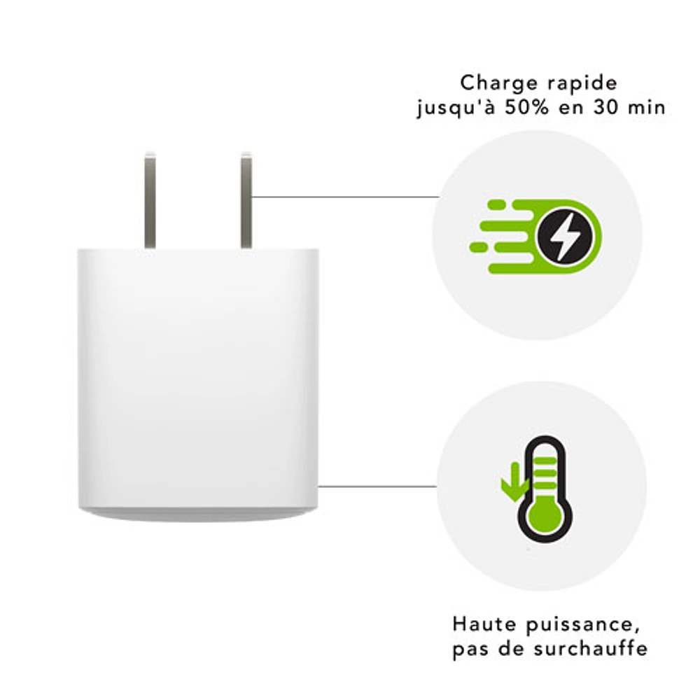 Chargeur mural USB-C GaN 25 W de dbramante1928 (DB-CH25USWHU503)