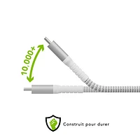 dbramante1928 2.5m (8ft) USB-A to Lightning Braided Cable (DB-CB25ALGRU510) - White