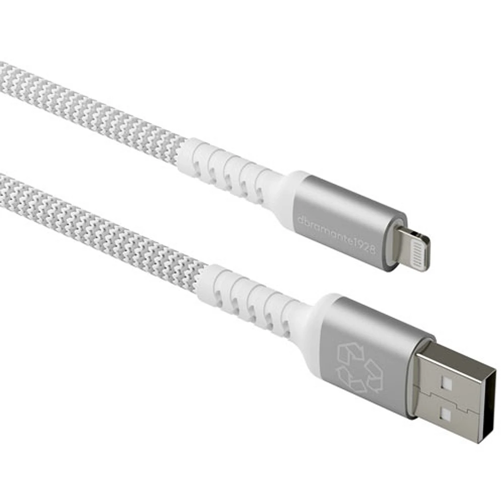 dbramante1928 2.5m (8ft) USB-A to Lightning Braided Cable (DB-CB25ALGRU510) - White