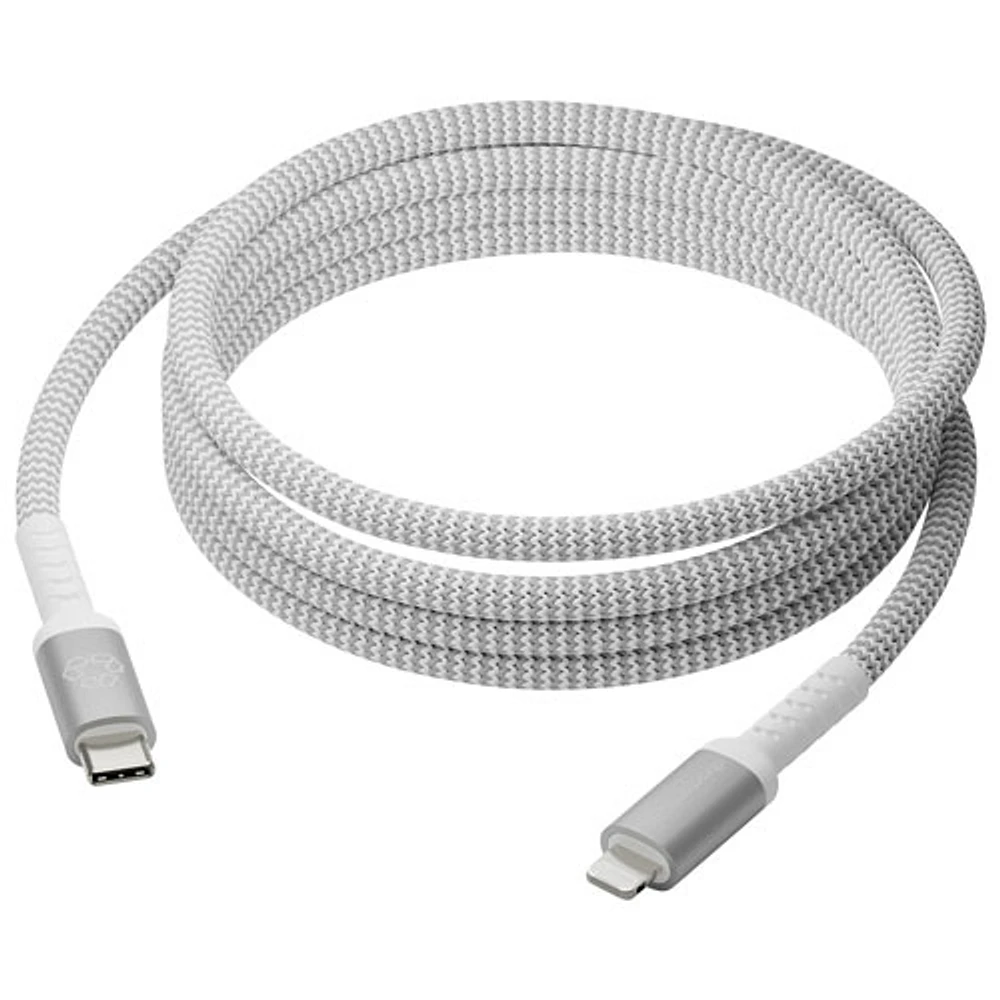 dbramante1928 2.5m (8ft) USB-C to Lightning Braided Cable (DB-CB25CLGRU512) - White