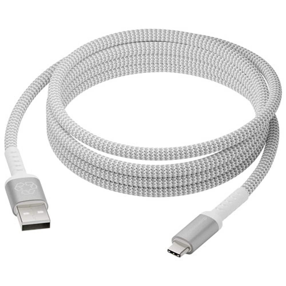 dbramante1928 2.5m (8ft) USB-A to USB-C Braided Cable (DB-CB25ACGRU509) - White