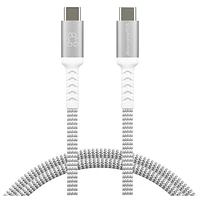 dbramante1928 1.2m (3.94ft) USB-C to USB-C Braided Cable (DB-CB12CCGRU507) - White