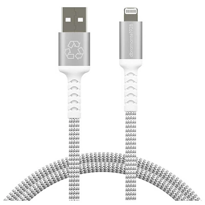 dbramante1928 1.2m (3.94ft) USB-A to Lightning Braided Cable (DB-CB12ALGRU506) - White