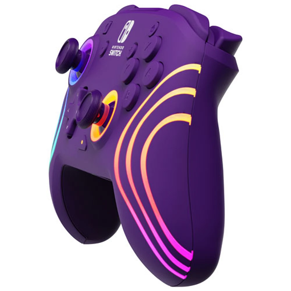 Nintendo Switch Afterglow Wave Wireless Controller - Purple