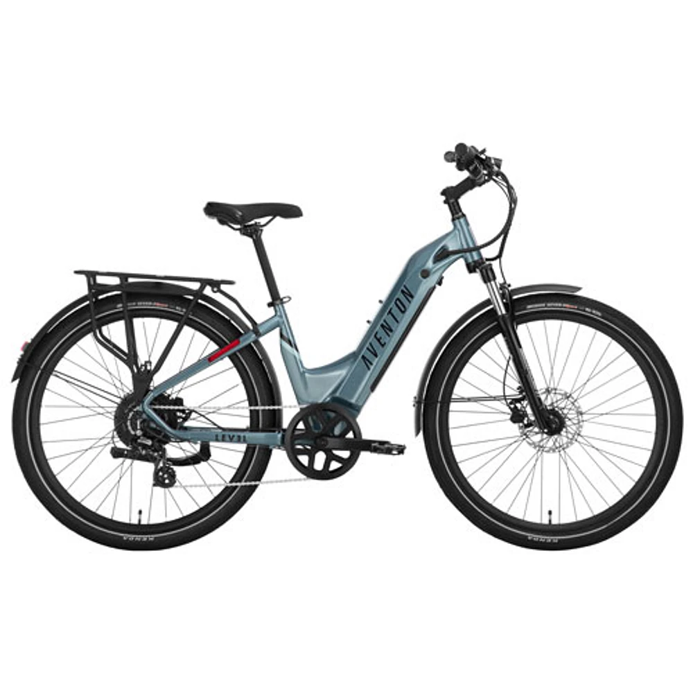 Avento Level.2 Step-Through Electric City Bike (500W Motor/96km Range/32km/h Top Speed