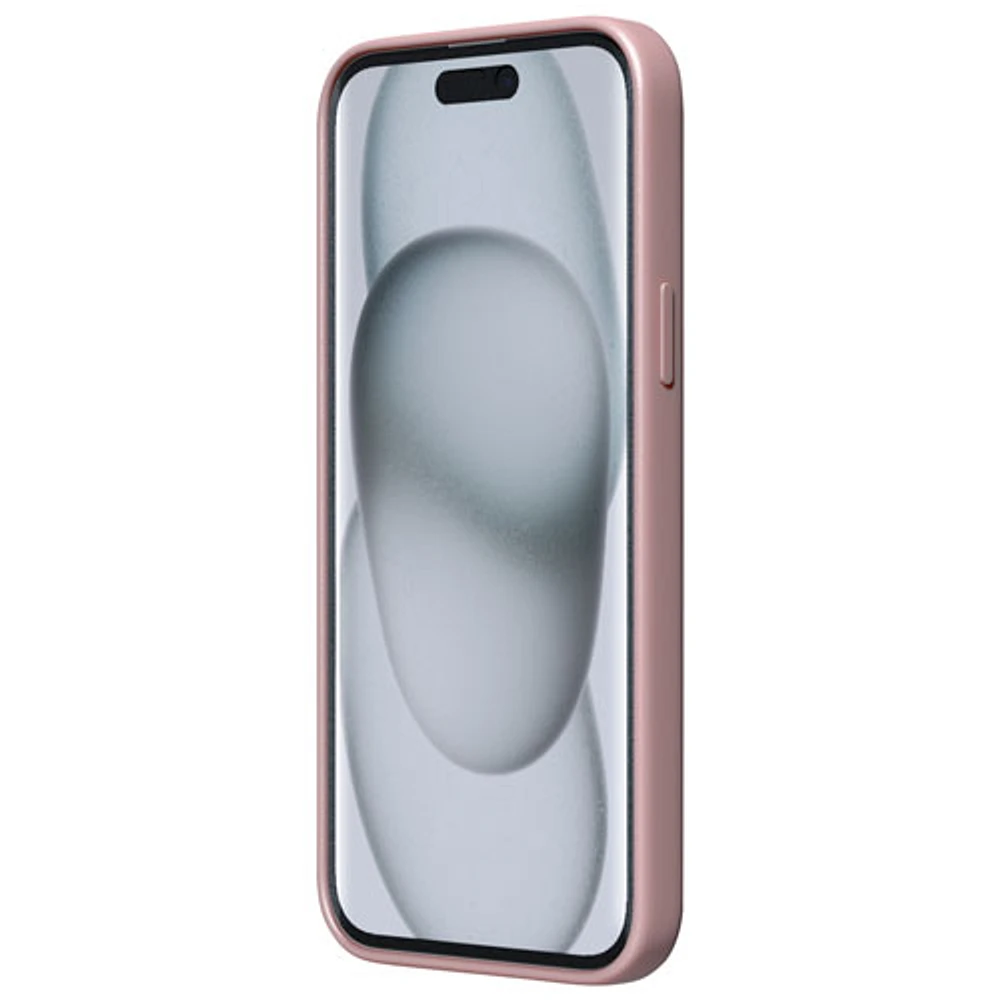 Incipio Sensor Silicone Fitted Hard Shell w/ Lens Protector for iPhone 15 Plus/14 Plus -Blush Pink