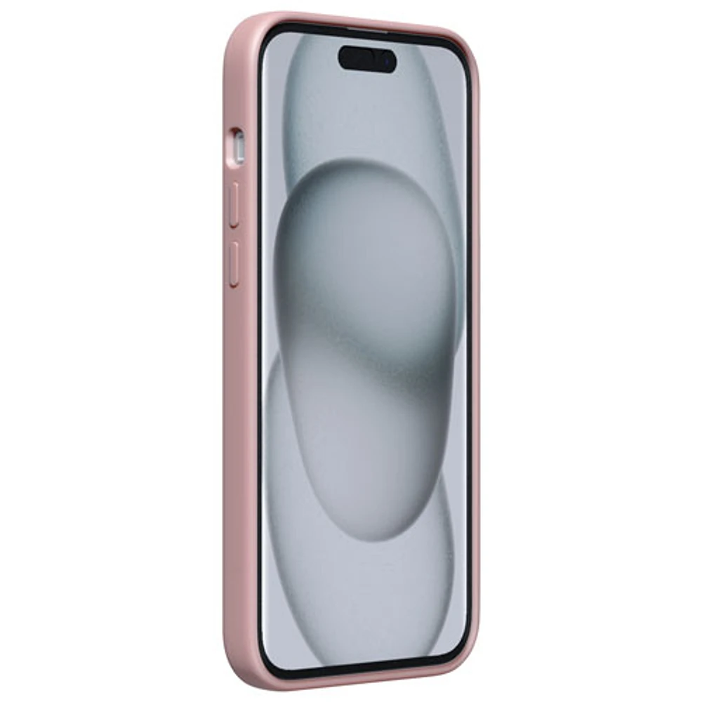 Incipio Sensor Silicone Fitted Hard Shell w/ Lens Protector for iPhone 15 Plus/14 Plus -Blush Pink