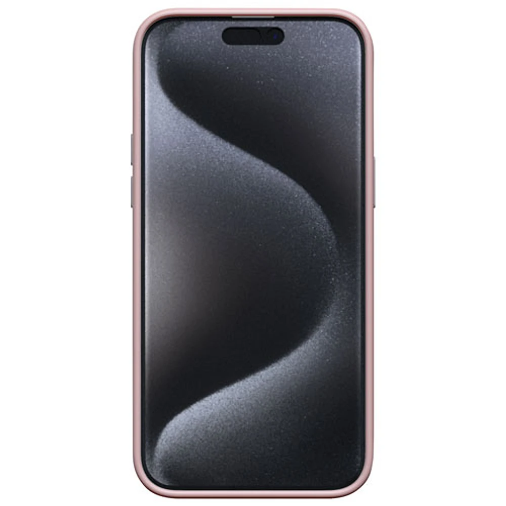Incipio Sensor Silicone Fitted Hard Shell with Lens Protector for iPhone 15 Pro Max - Blush Pink