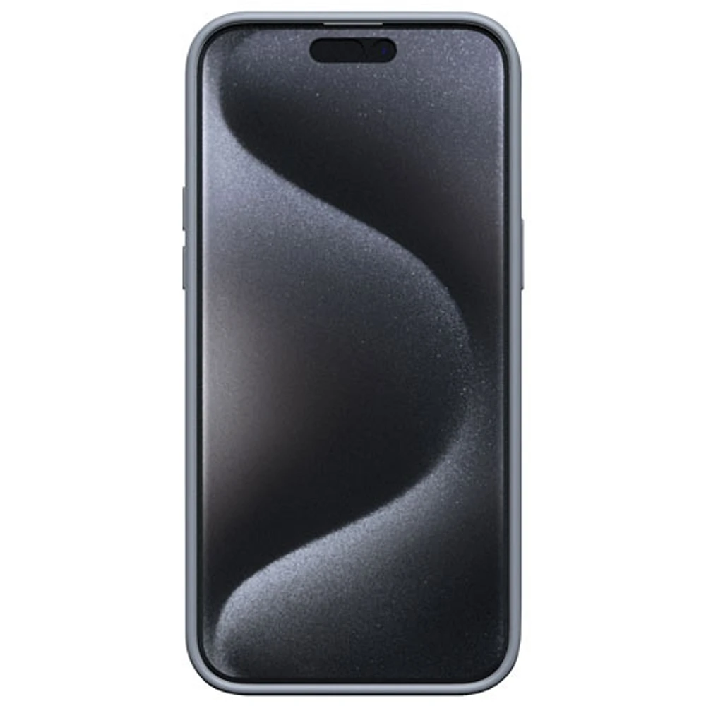 Étui rigide ajusté en silicone Sensor d'Incipio avec protecteur de lentille pour iPhone 15 Pro Max - Gris