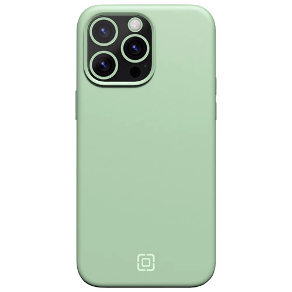 Incipio Sensor Silicone Fitted Hard Shell with Lens Protector for iPhone 15 Pro Max - Sage