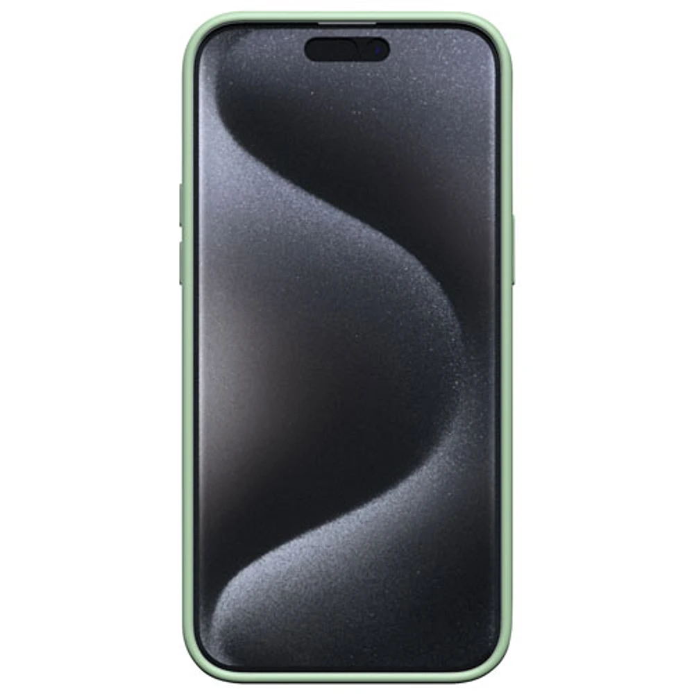 Incipio Sensor Silicone Fitted Hard Shell with Lens Protector for iPhone 15 Pro Max - Sage