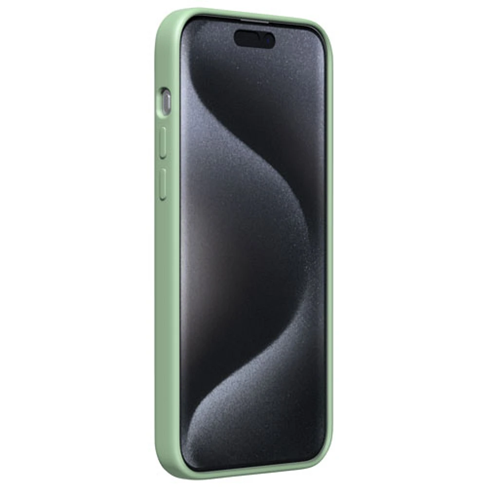 Incipio Sensor Silicone Fitted Hard Shell with Lens Protector for iPhone 15 Pro Max - Sage
