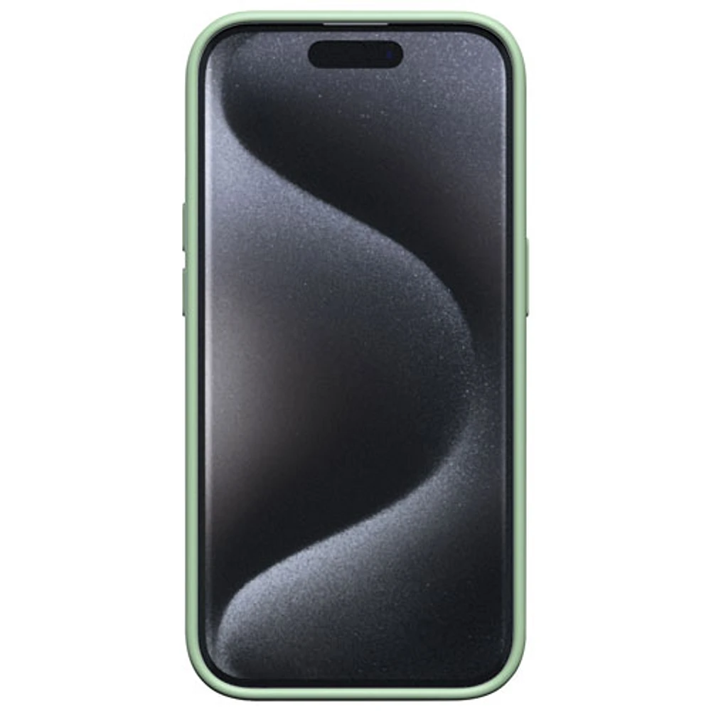 Étui rigide ajusté en silicone Sensor d'Incipio avec protecteur de lentille pour iPhone 15 Pro - Sauge