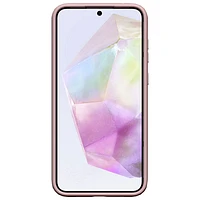 Incipio Sensor Silicone Fitted Hard Shell w/ Lens Protector for Galaxy A35 -Blush Pink -Only at Best Buy