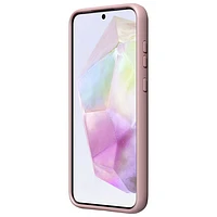 Incipio Sensor Silicone Fitted Hard Shell w/ Lens Protector for Galaxy A35 -Blush Pink -Only at Best Buy