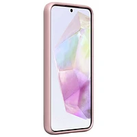 Incipio Sensor Silicone Fitted Hard Shell w/ Lens Protector for Galaxy A35 -Blush Pink -Only at Best Buy