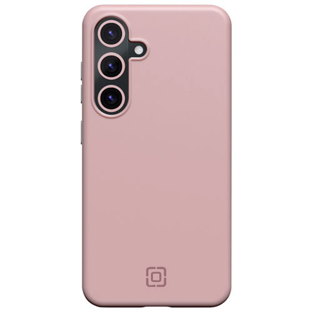 Incipio Sensor Silicone Fitted Hard Shell w/ Lens Protector for Samsung S24 -Blush Pink -Only at Best Buy