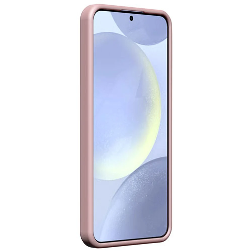 Incipio Sensor Silicone Fitted Hard Shell w/ Lens Protector for Samsung S24 -Blush Pink -Only at Best Buy