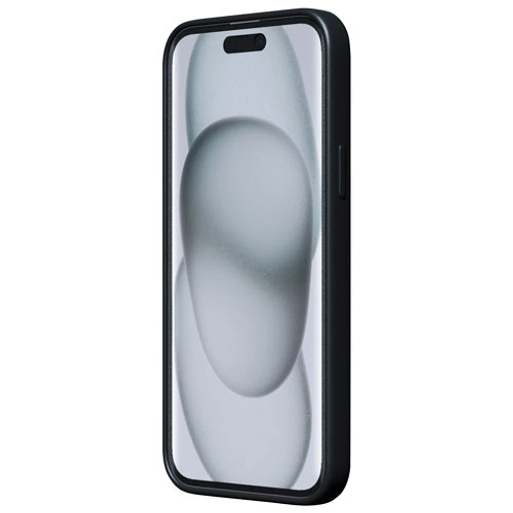 Étui rigide ajusté en silicone Sensor d'Incipio avec protecteur de lentille pour iPhone 15 Plus/14 Plus - Noir