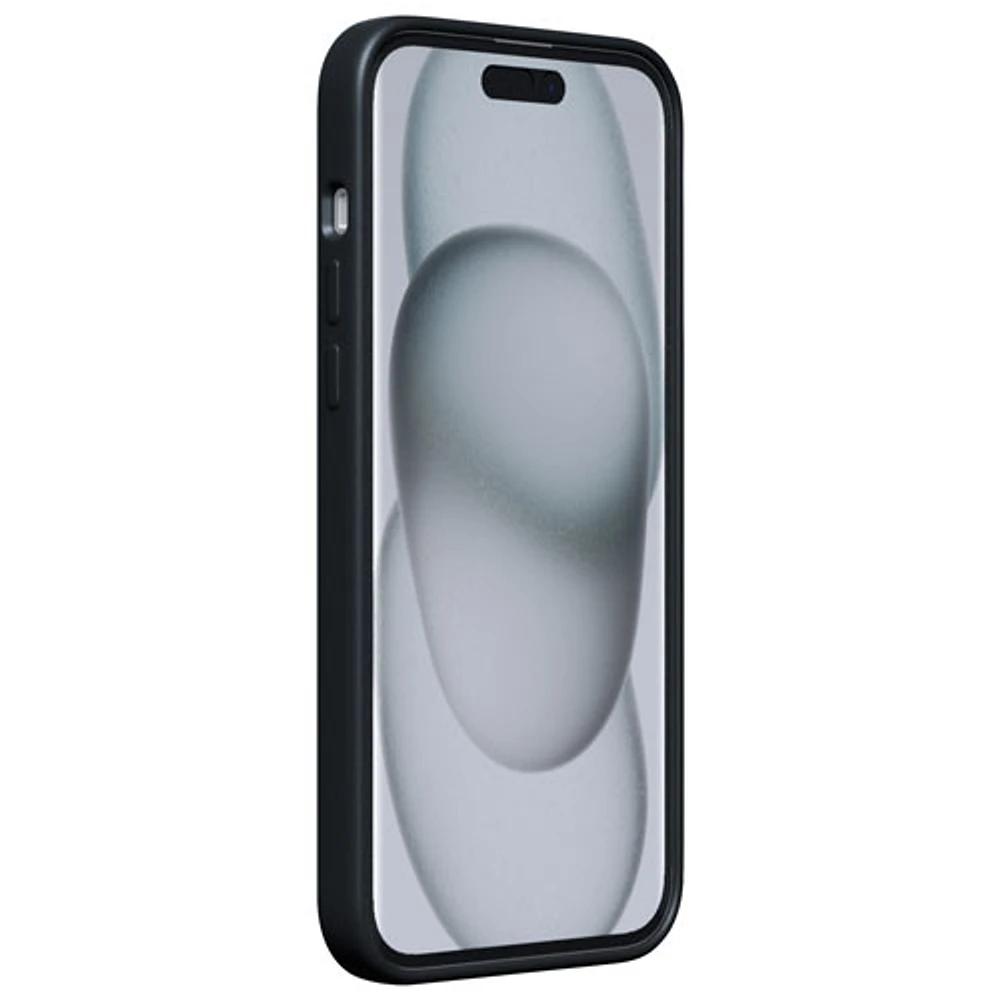 Étui rigide ajusté en silicone Sensor d'Incipio avec protecteur de lentille pour iPhone 15 Plus/14 Plus - Noir