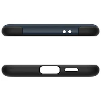 Étui rigide ajusté Slim Armor Magfit de Spigen pour Galaxy S24+ (Plus) - Ardoise métallique