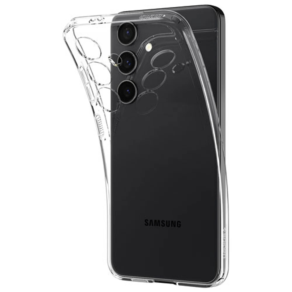 Étui rigide ajusté Crystal Flex de Spigen pour Galaxy S24 - Transparent