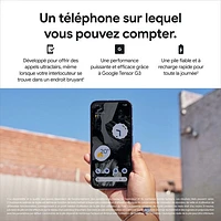 Pixel 8a de 128 Go de Google - Porcelaine - Déverrouillé