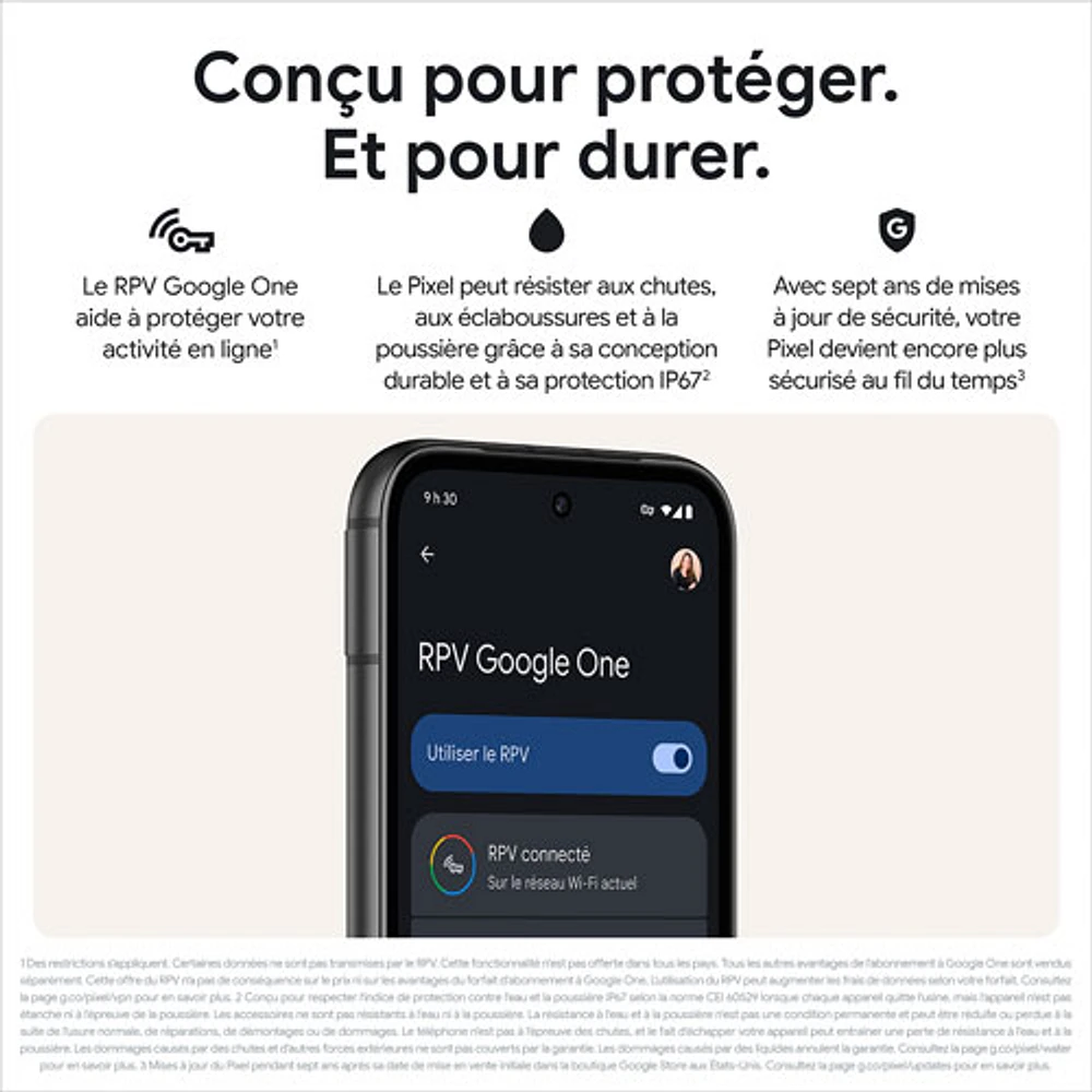 Pixel 8a de 128 Go de Google - Noir volcanique - Déverrouillé