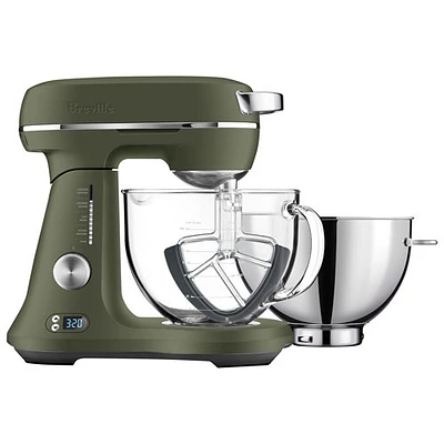 Breville Tilt-Head Stand Mixer - 5Qt - 550-Watt - Olive Tapenade