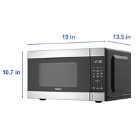 Galanz 0.9 Cu. Ft. Microwave (GLCMH609S2-09) - Stainless Steel