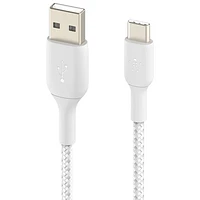 Belkin BoostCharge Braided 2m (6.6 ft.) USB-A to USB-C Cable (CAB002bt2MWH)