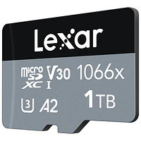 Carte mémoire microSDXC 1 To 160 Mo/s Professional 1066x de Lexar