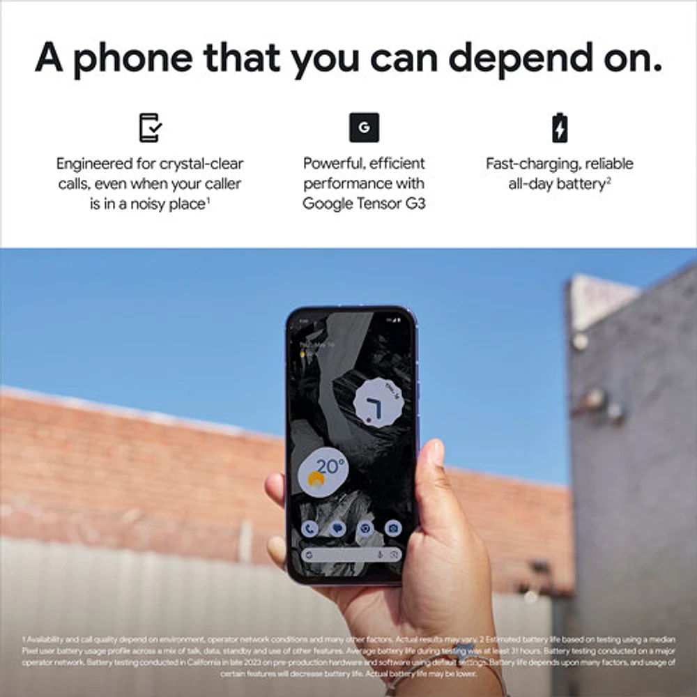 Pixel 8a de 128 Go de Google offert par Freedom Mobile - Baie - Paiement Balance mensuel