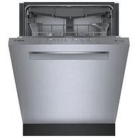 Lave-vaisselle encastrable 24 po 38 dB, cuve inox et 3e panier série 500 de Bosch (SHP95CM5N) - Inox