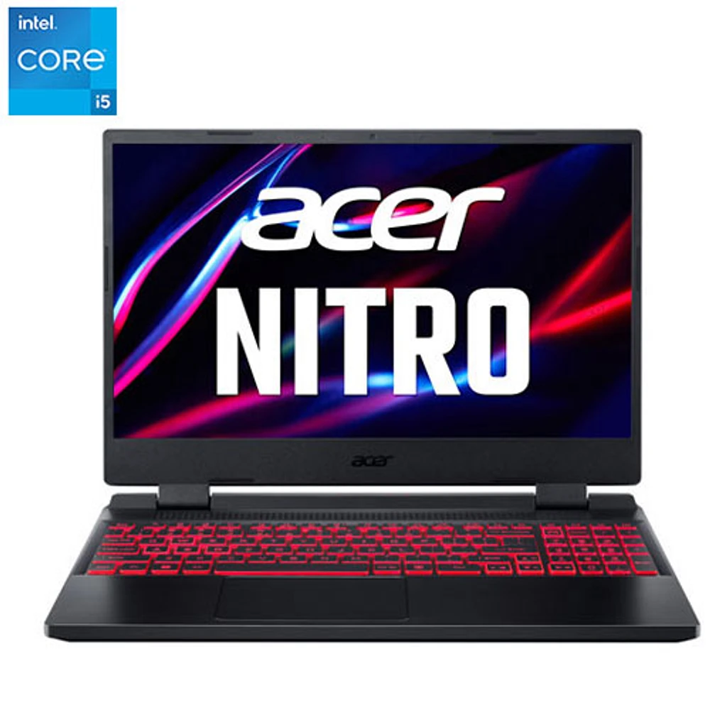 Acer Nitro 5 15.6" Gaming Laptop - Black (Intel Ci5-12450H/8GB RAM/512GB SSD/GeForce RTX 3050)