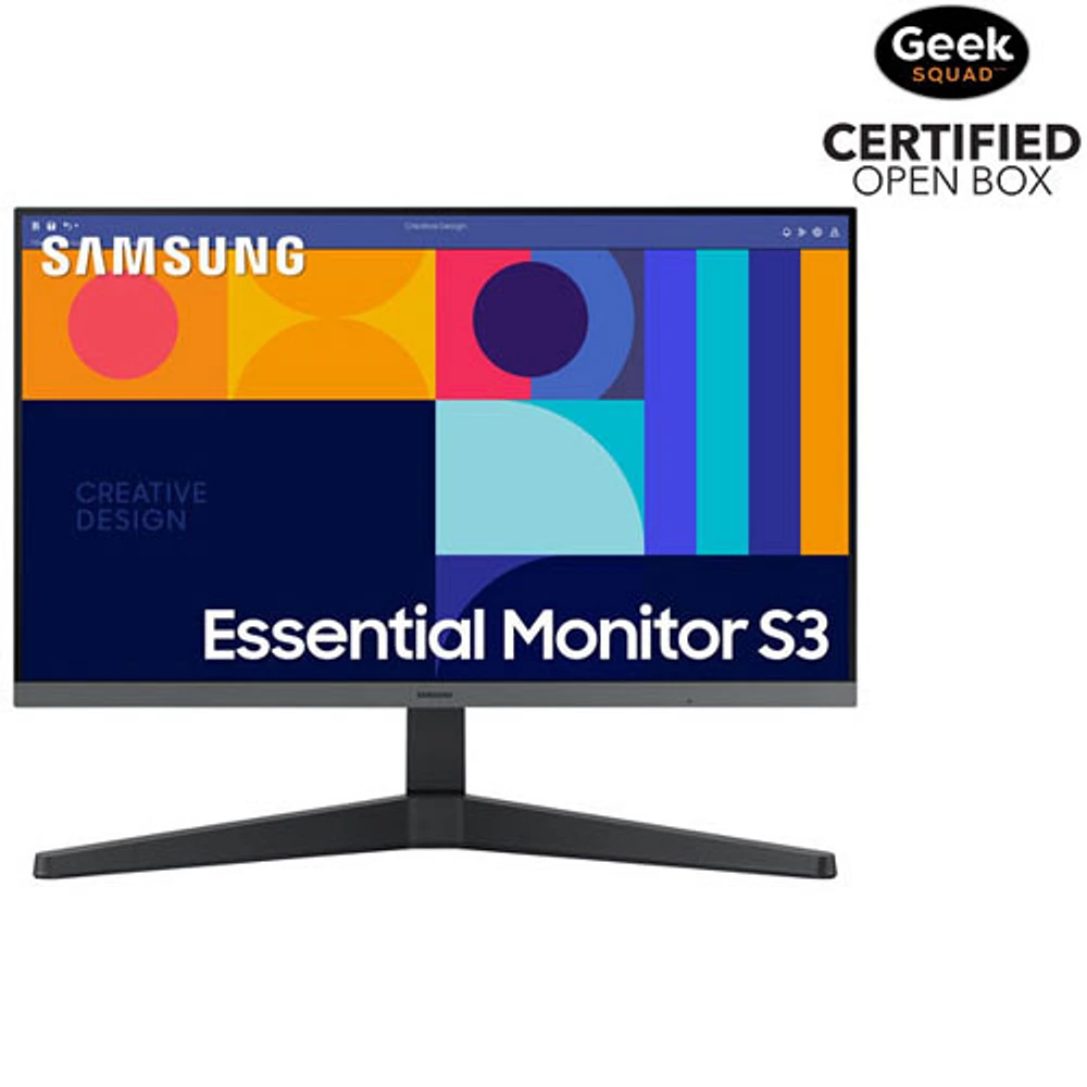 Moniteur FreeSync DEL IPS 100 Hz 24 po GàG 4 ms de Samsung (LS24C330GANXZA) - Noir