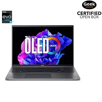 Open Box - Acer Swift Go 16" OLED Laptop - Iron (Intel Evo i7-1355U/16GB RAM/1TB/Windows 11 Home)