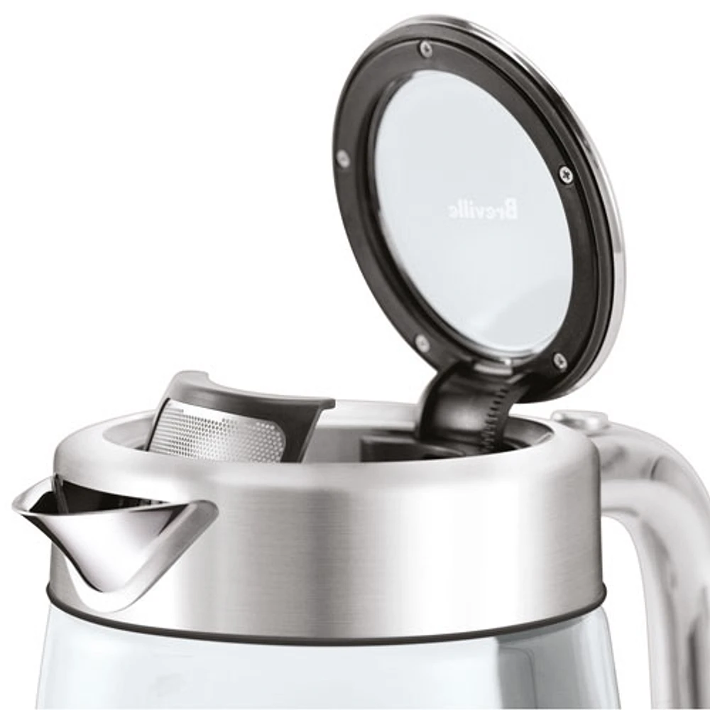 Breville Smart Crystal Luxe Electric Kettle - 1.7L - Brushed Stainless Steel