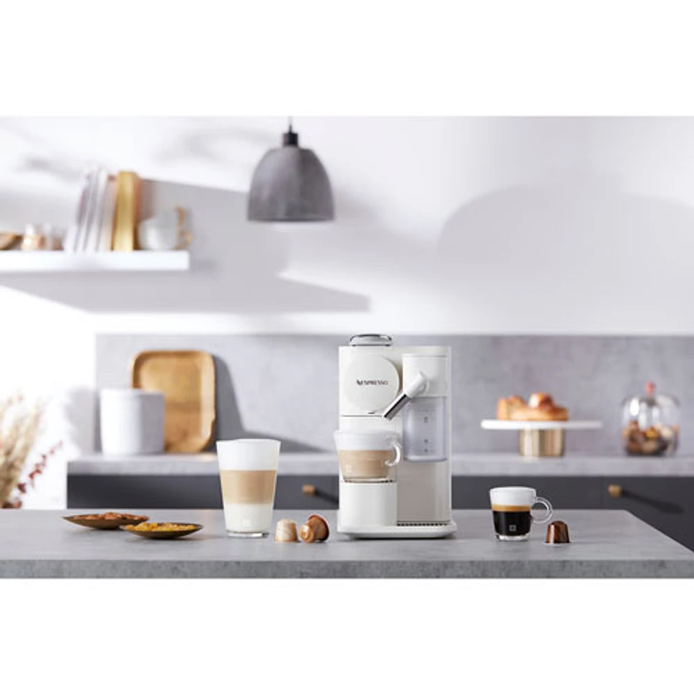 Nespresso Lattissima One Espresso Machine with Milk Frother - White