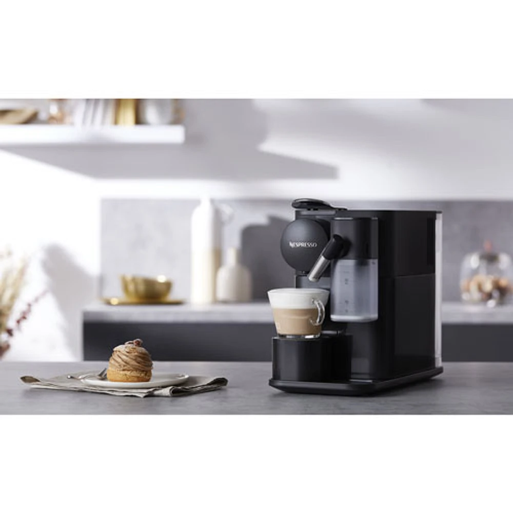 Nespresso Lattissima One Espresso Machine with Milk Frother - Black