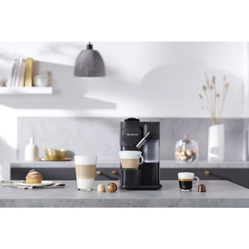 Nespresso Lattissima One Espresso Machine with Milk Frother - Black