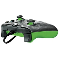 Manette avec fil de PDP pour Xbox Series X|S/Xbox One/PC - Carbone néon