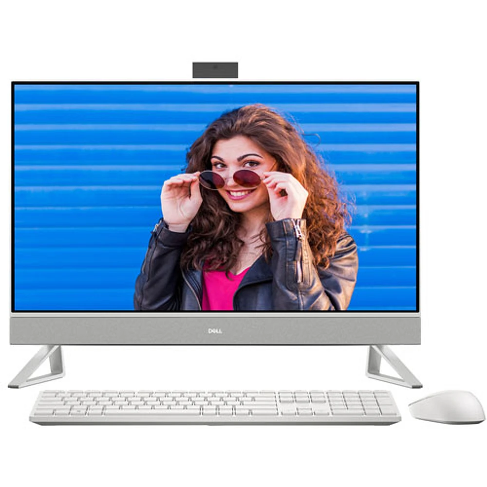Dell Inspiron 27" All-in-One Desktop PC - White (Intel Core 7 150U/16GB RAM/1TB SSD/Windows 11)