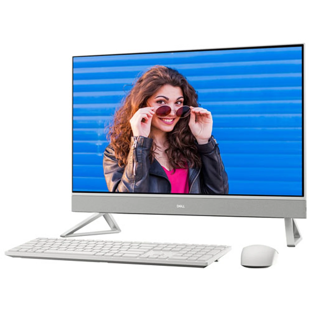 Dell Inspiron 27" All-in-One Desktop PC - White (Intel Core 7 150U/16GB RAM/1TB SSD/Windows 11)