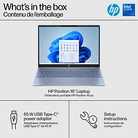 HP Pavilion 16" Laptop (Intel Core 5-120U/512GB SSD/16GB RAM/Windows 11 Home) - Sky Blue