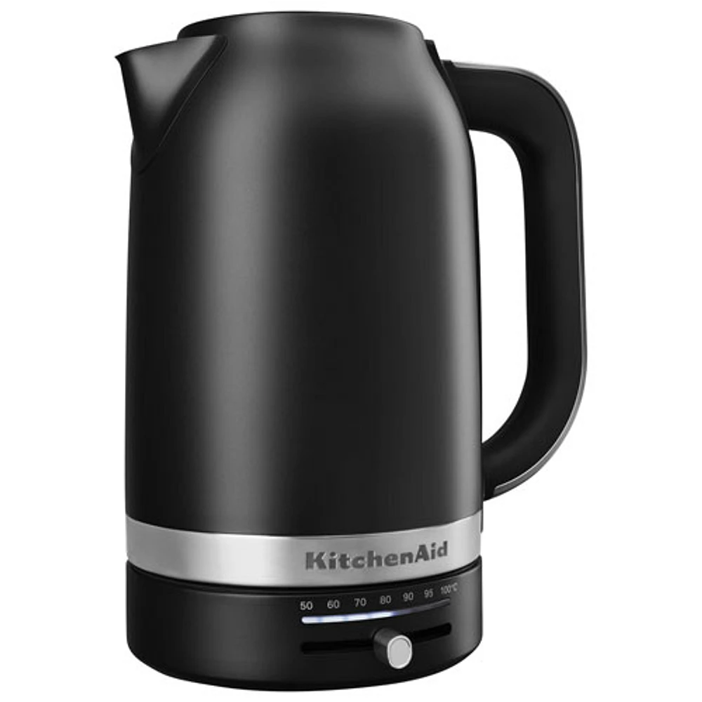 KitchenAid Programmable Electric Kettle - 1.7L - Matte Black
