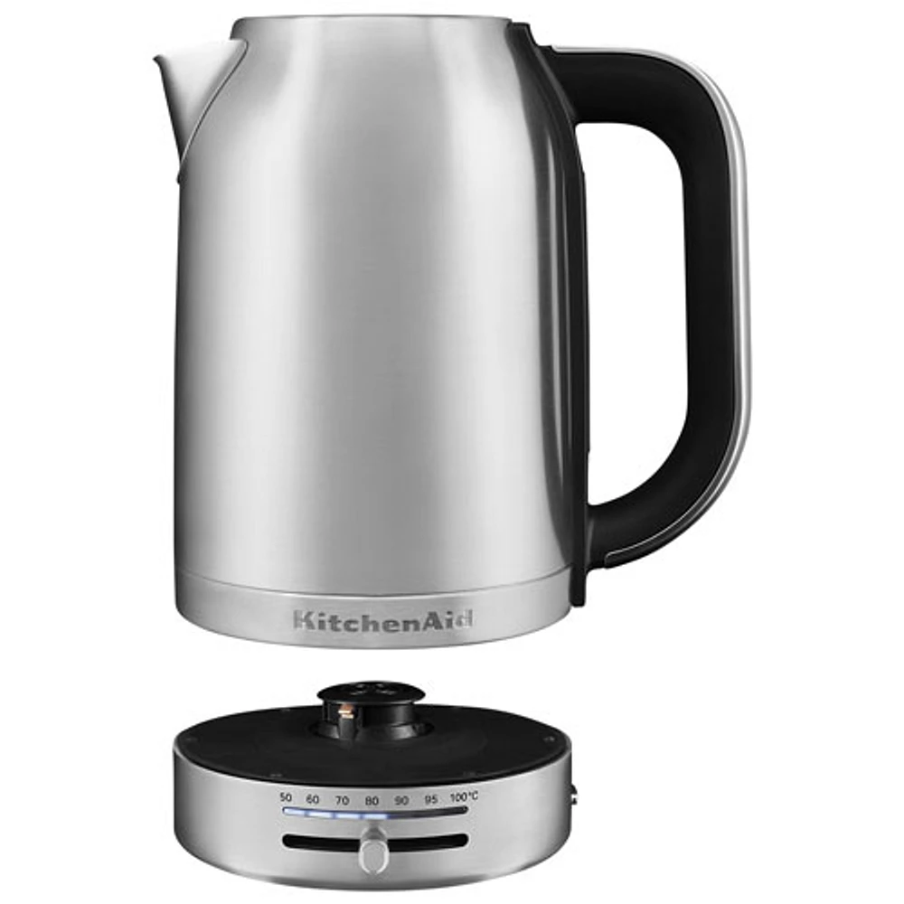 KitchenAid Programmable Electric Kettle - 1.7L - Stainless Steel - Only at Best Buy