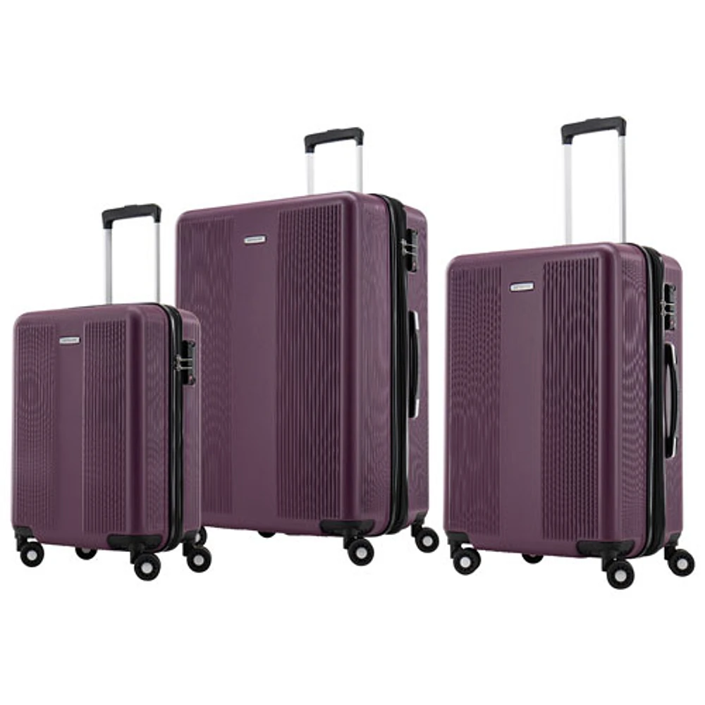 Samsonite Discover NXT 3-Piece Hard Side Expandable Luggage Set - Plum